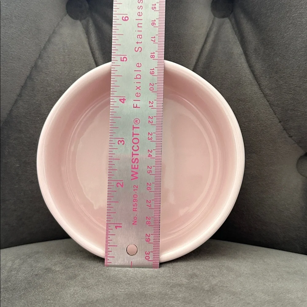 Rae Dunn Ceramic Pink LOVE Pet Bowl